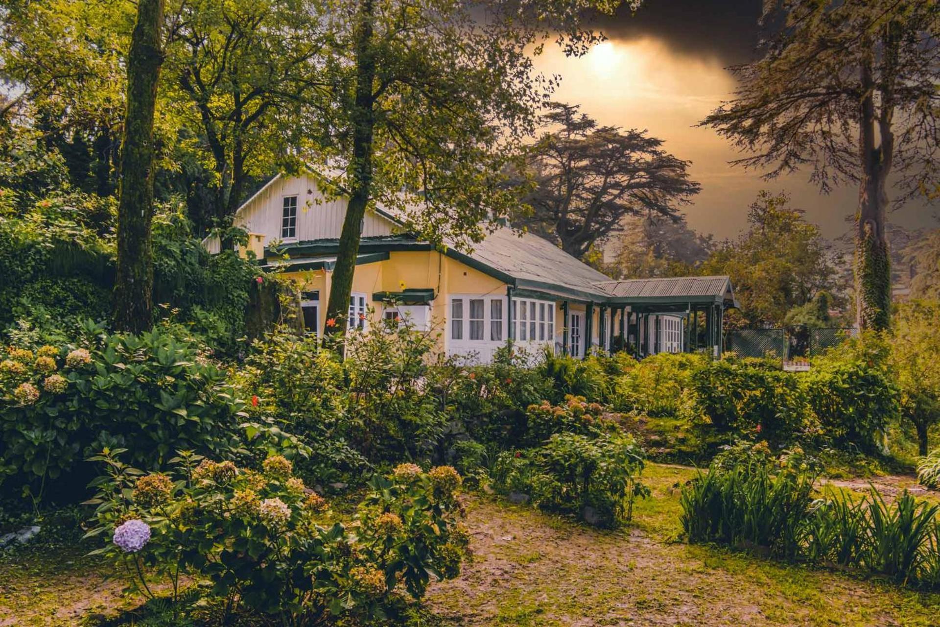 Stayvista At Rose Cottage - Bonfire & Scenic View Shimla Exteriör bild